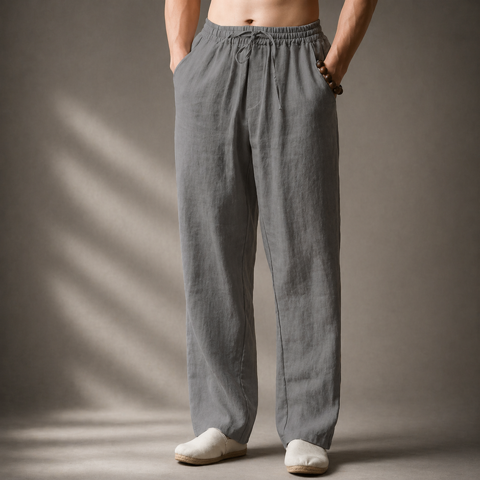 Samoel - Pantaloni Classici in Lino