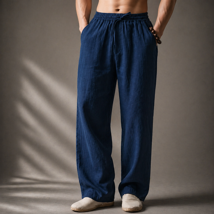Samoel - Pantaloni Classici in Lino