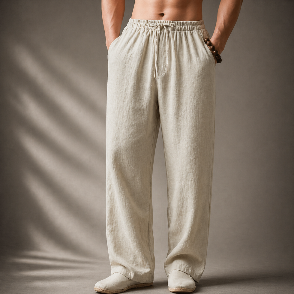 Samoel - Pantaloni Classici in Lino