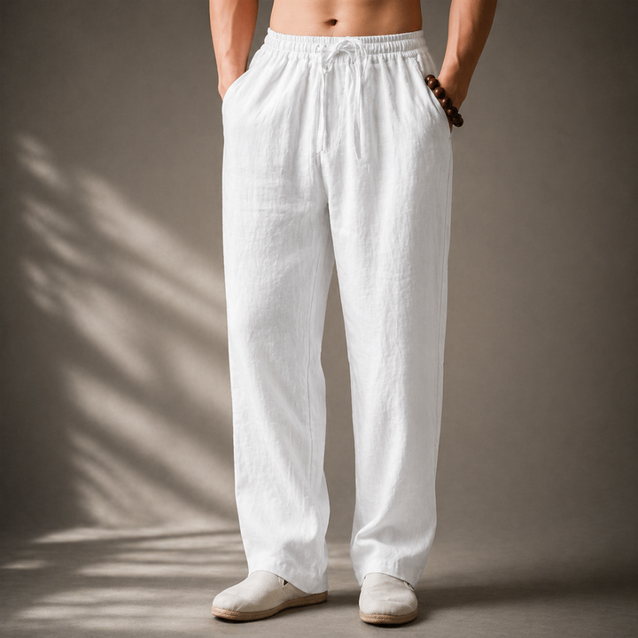 Samoel - Pantaloni Classici in Lino