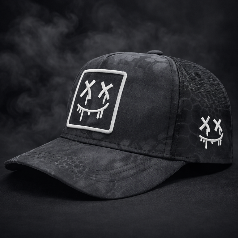 StitchCamo - Cappello con Motivo Mimetico XX Camo Stitch