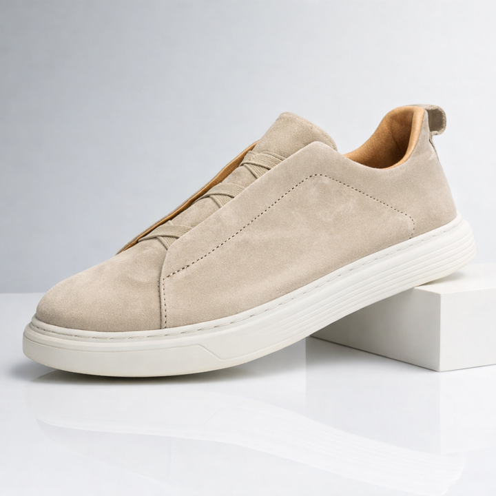 Derek - Elegante Scarpa Da Ginnastica In Pelle Scamosciata