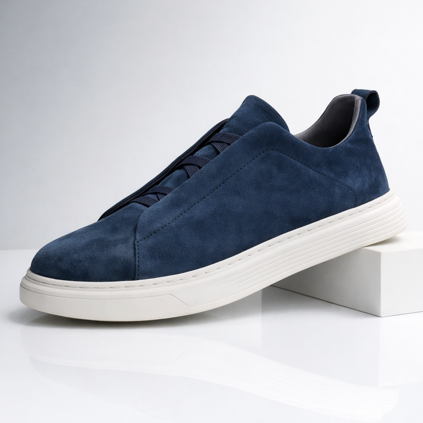 Derek - Elegante Scarpa Da Ginnastica In Pelle Scamosciata