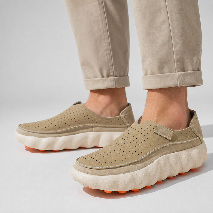 Sameth - Scarpe Slip on Traforate Con Suola Flessibile