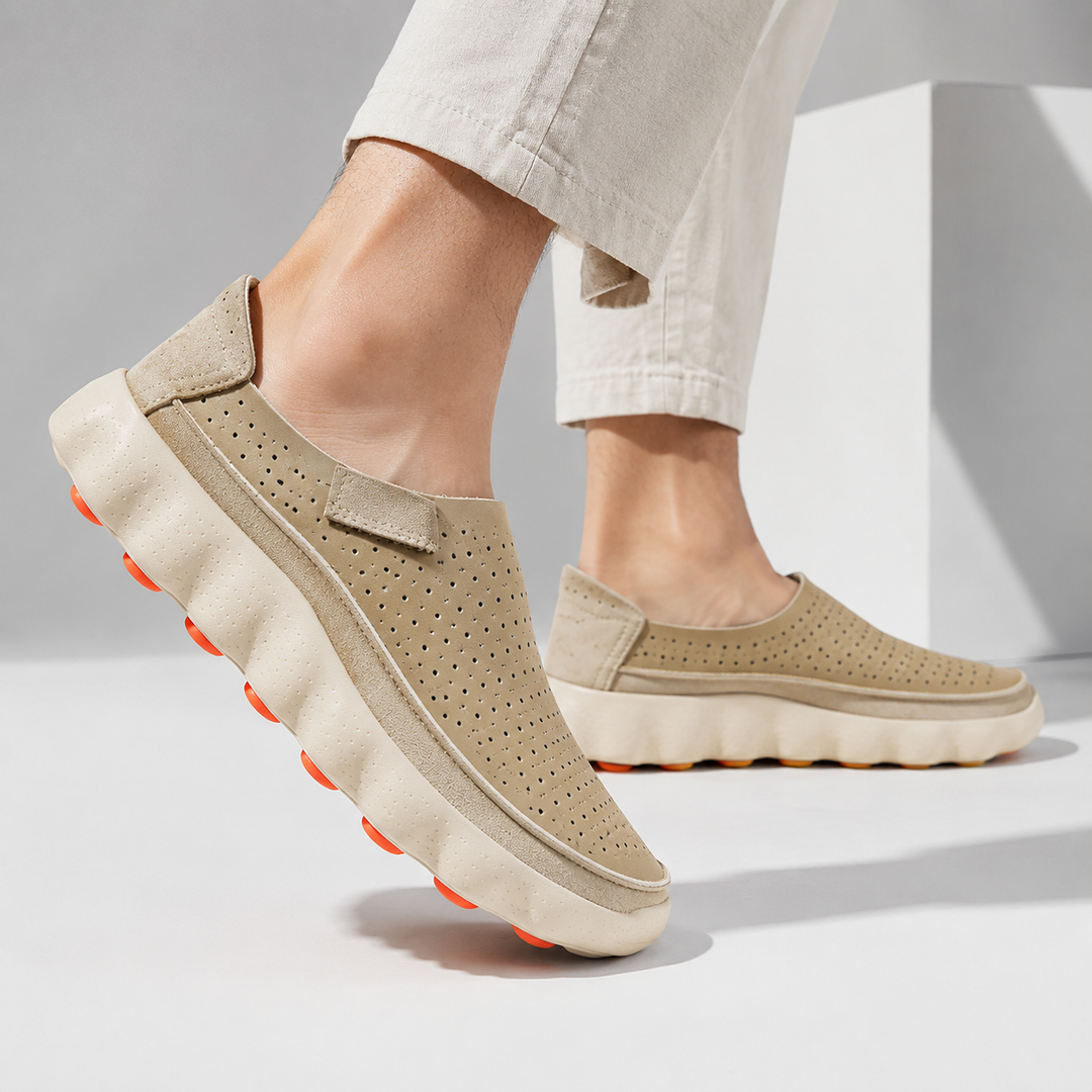 Sameth - Scarpe Slip on Traforate Con Suola Flessibile