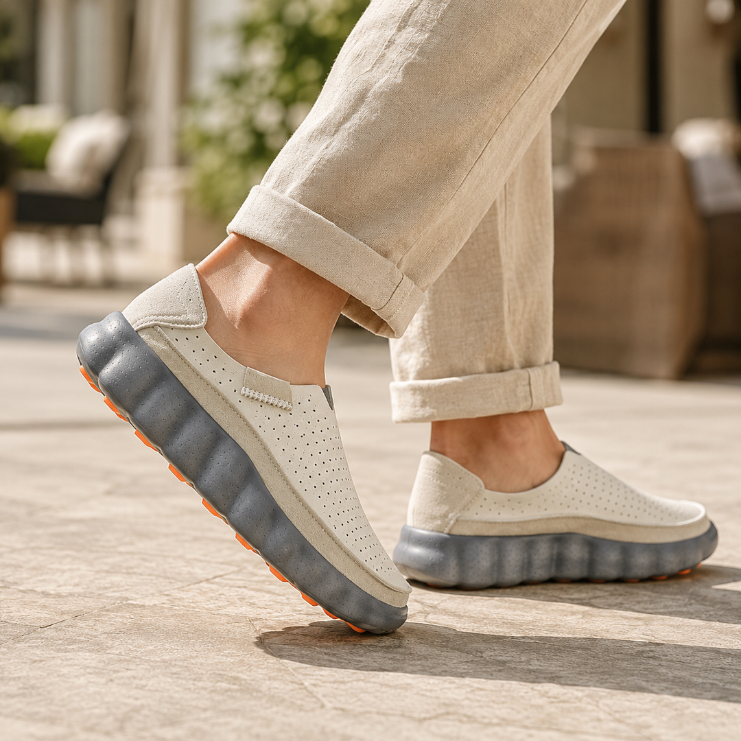 Sameth - Scarpe Slip on Traforate Con Suola Flessibile