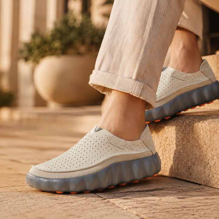Sameth - Scarpe Slip on Traforate Con Suola Flessibile