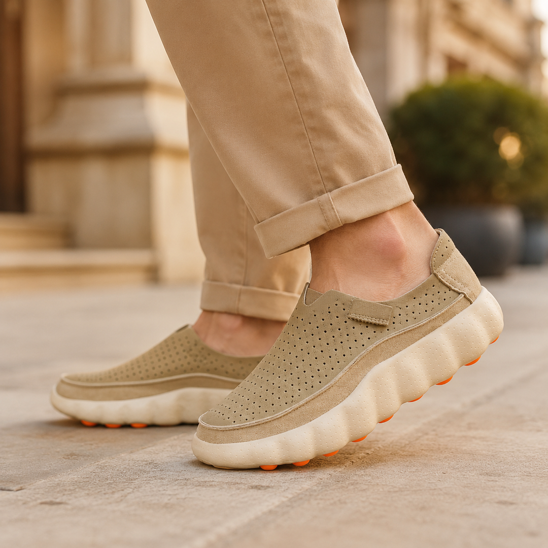 Sameth - Scarpe Slip on Traforate Con Suola Flessibile
