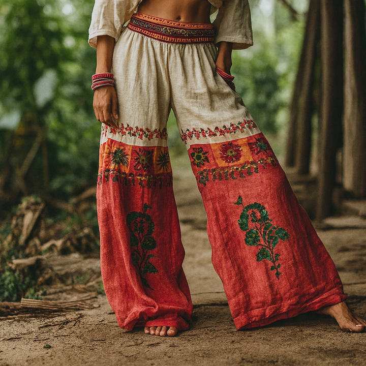 Gladys - Comodi Pantaloni yoga Bohémien