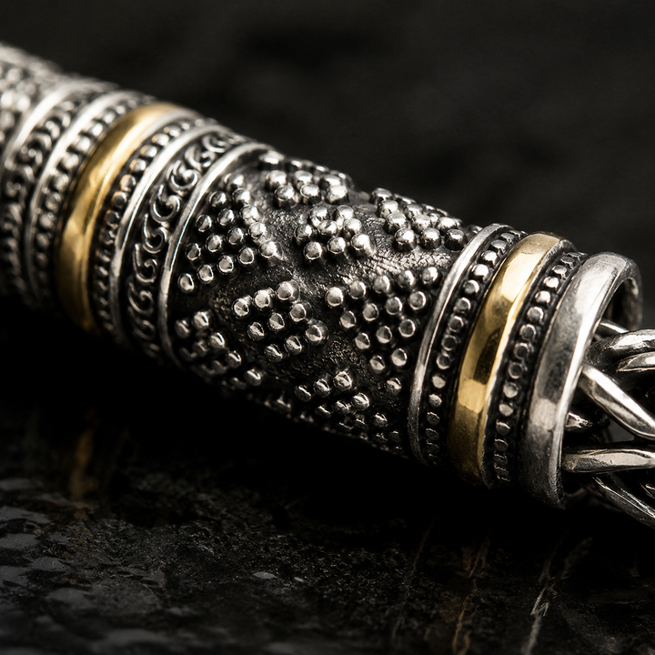 Jalair - Bracciale a Cordino in Acciaio Inossidabile Con Incisione