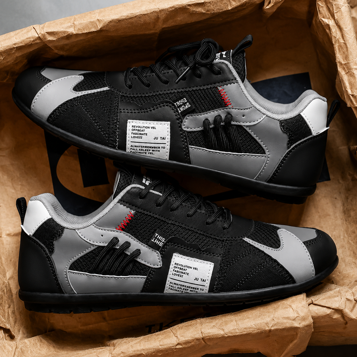 Reinders - Sneakers Con Lacci in Stile Patchwork