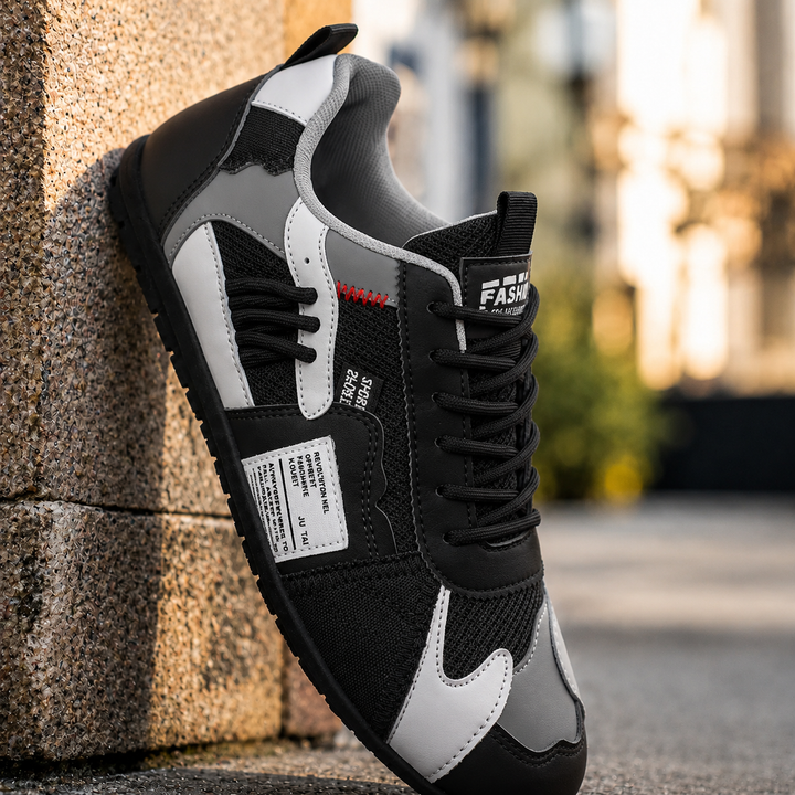 Reinders - Sneakers Con Lacci in Stile Patchwork