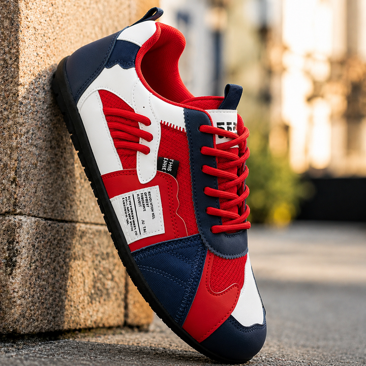 Reinders - Sneakers Con Lacci in Stile Patchwork