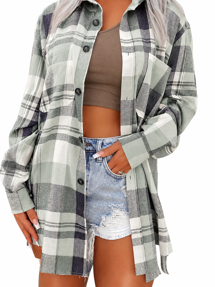 Yenira - Camicia Estiva a Maniche Lunghe