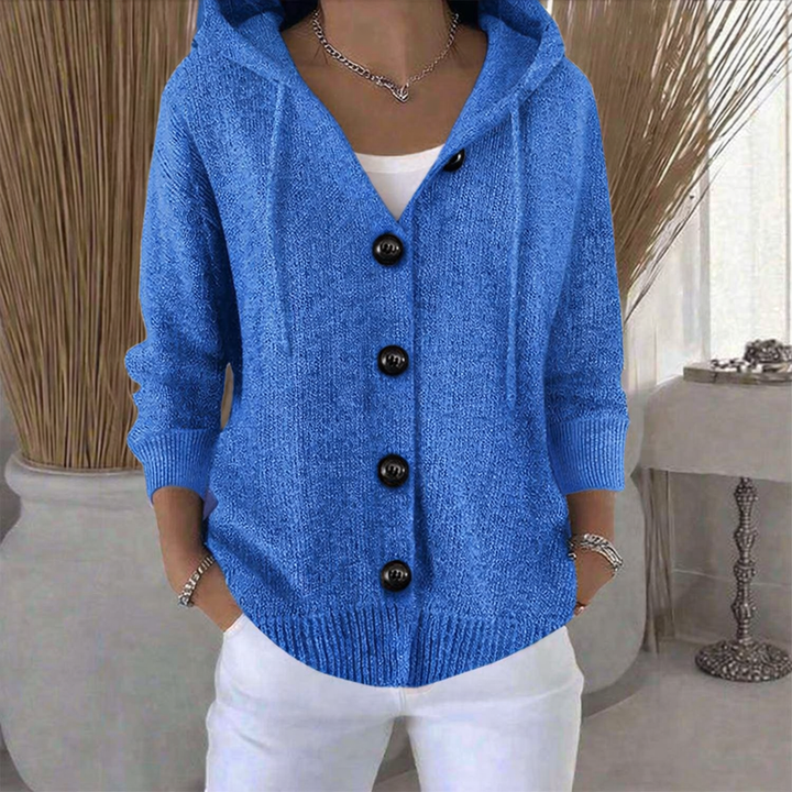 Kumari - Giacca Cardigan a Maniche lunghe Con Bottoni