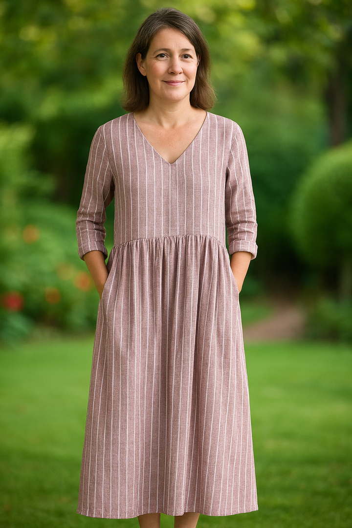 Gregoria - Abito Casual A Righe