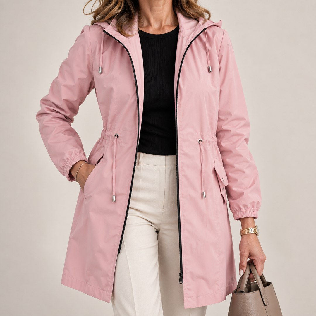 Jenevy - Giacca Leggera E Impermeabile Con Cappuccio
