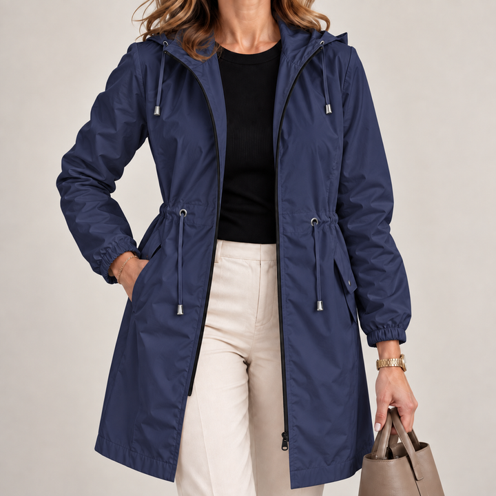 Jenevy - Giacca Leggera E Impermeabile Con Cappuccio
