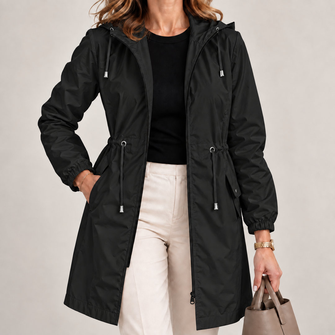 Jenevy - Giacca Leggera E Impermeabile Con Cappuccio