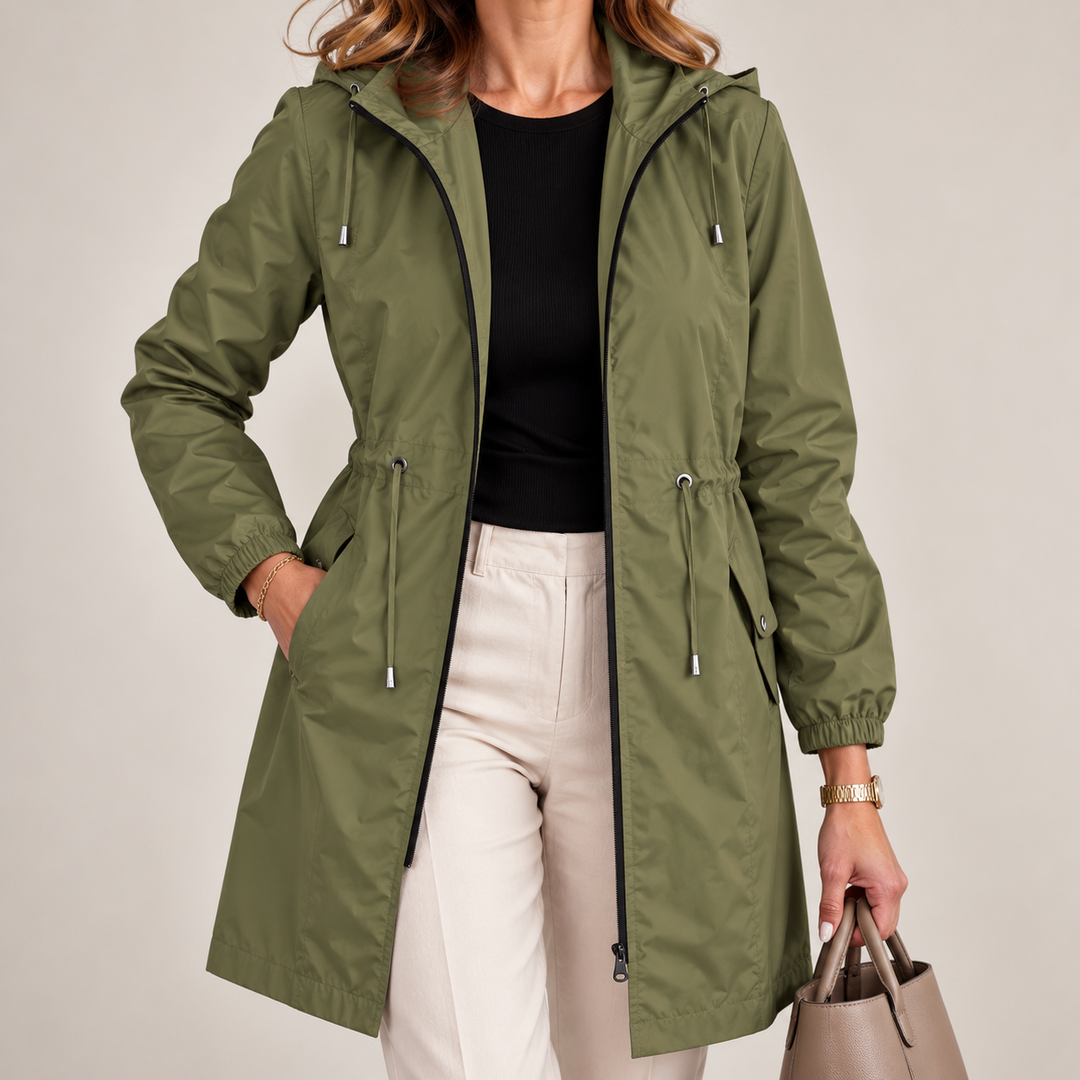 Jenevy - Giacca Leggera E Impermeabile Con Cappuccio