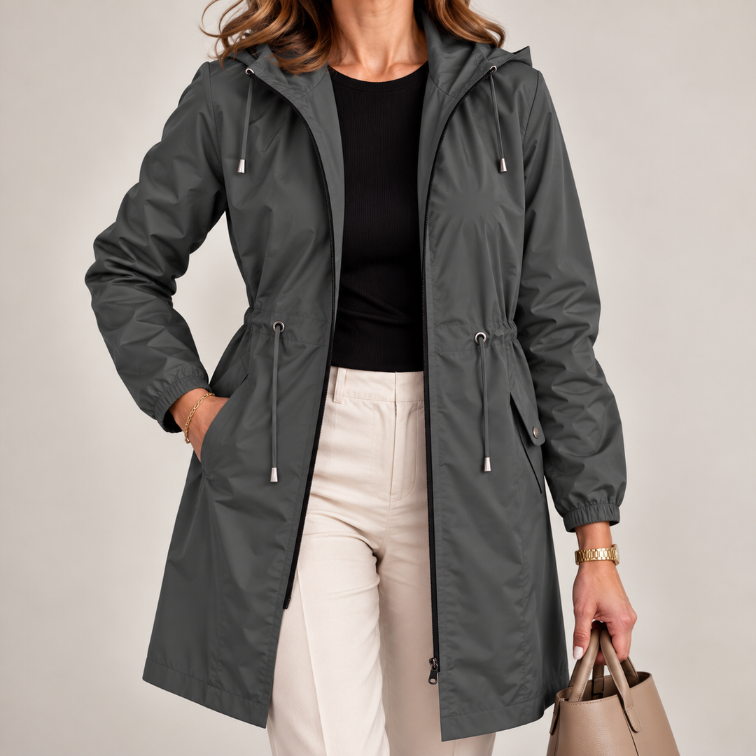 Jenevy - Giacca Leggera E Impermeabile Con Cappuccio