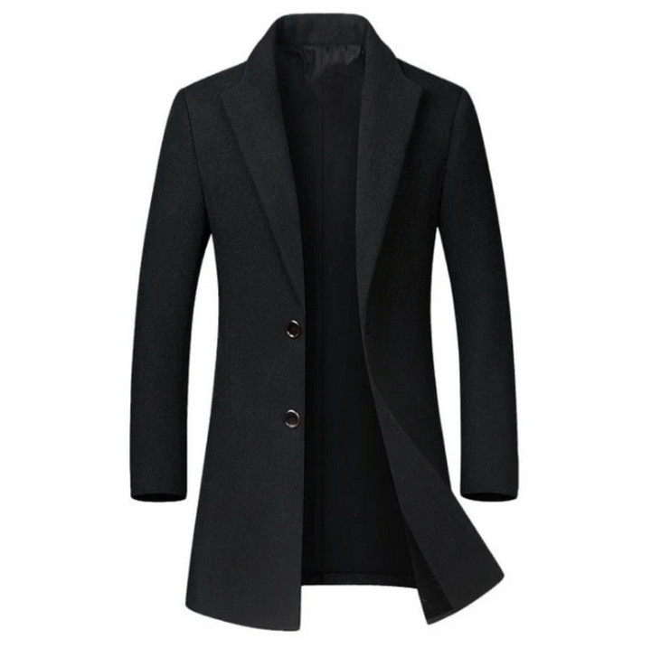 Morkvarg - Elegante Cappotto Invernale Lungo Con Bottoni