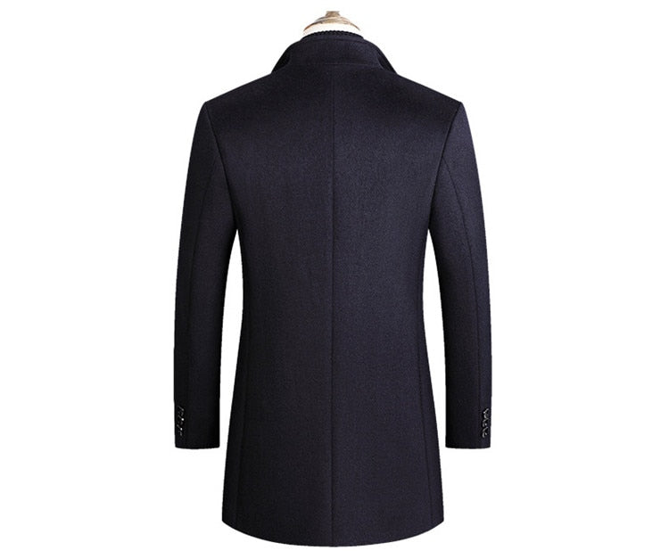 Morkvarg - Elegante Cappotto Invernale Lungo Con Bottoni