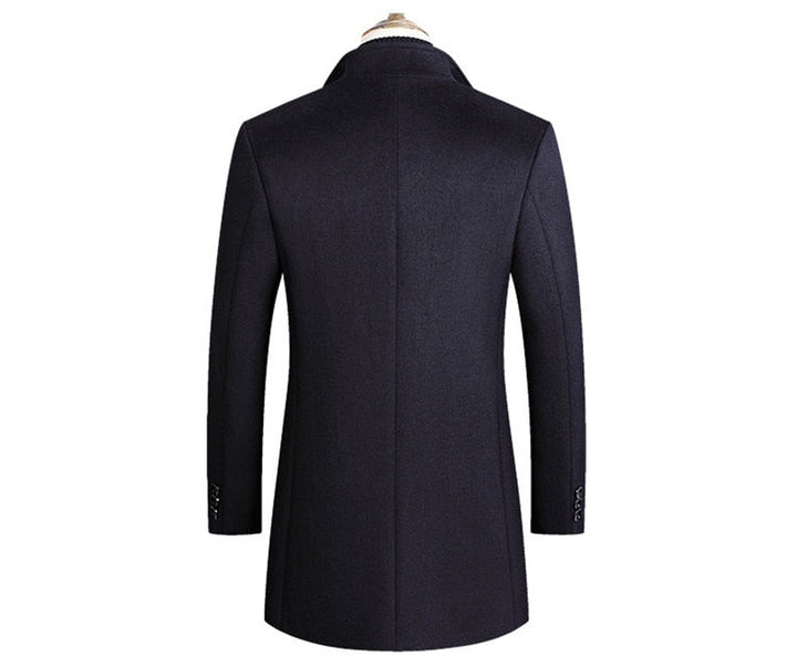 Morkvarg - Elegante Cappotto Invernale Lungo Con Bottoni