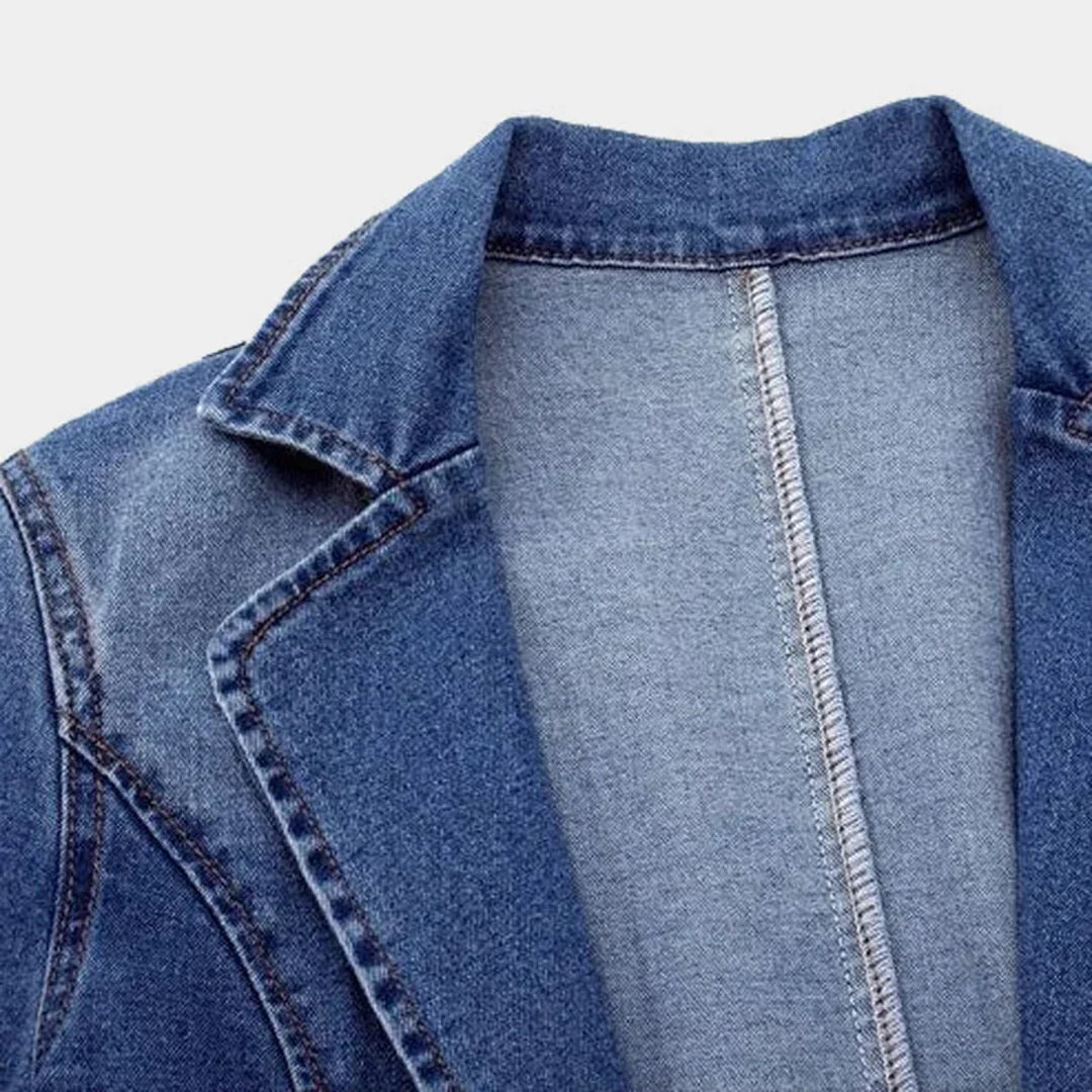 Bogumiła - Elegante Blazer in Denim