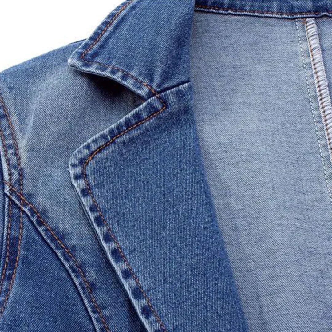 Bogumiła - Elegante Blazer in Denim
