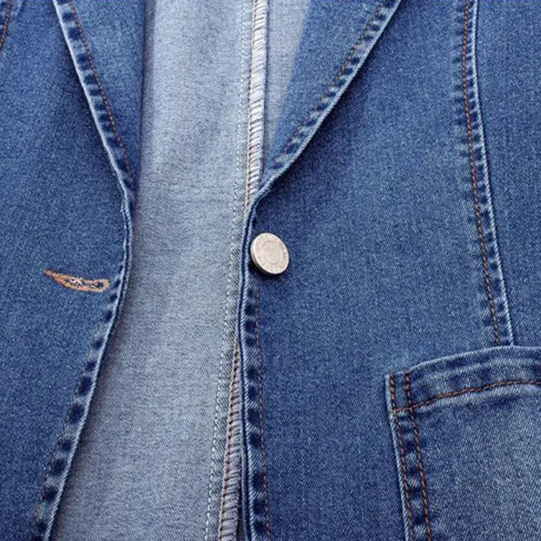 Bogumiła - Elegante Blazer in Denim