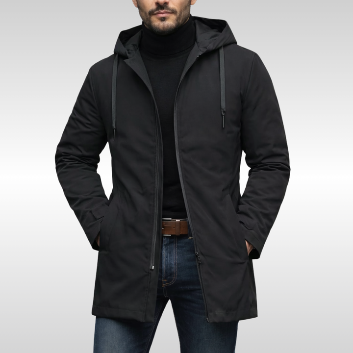 Georgen - Cappotto con Cappuccio Resistente Alle Intemperie