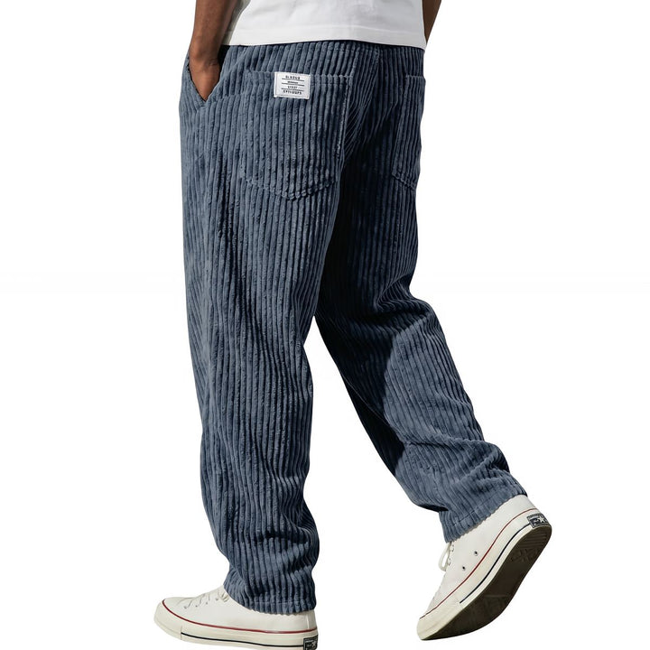 Erdem - Pantaloni a Gamba Larga Con Texture in Velluto a Coste