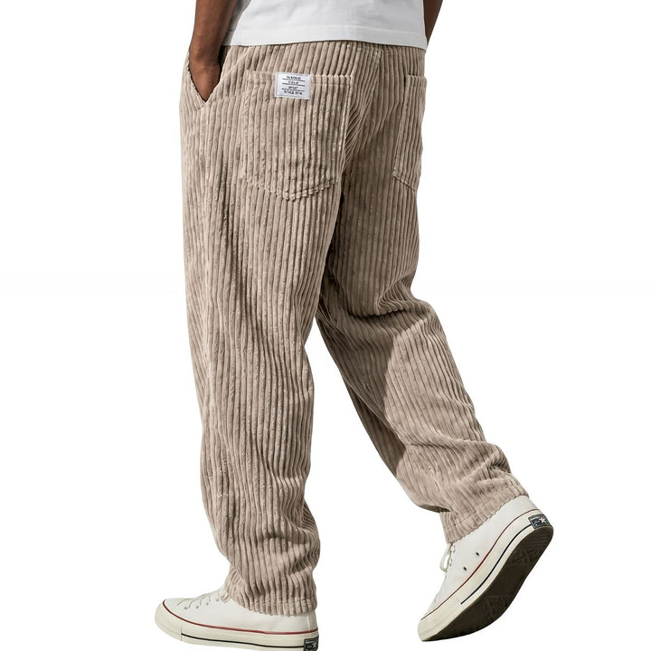 Erdem - Pantaloni a Gamba Larga Con Texture in Velluto a Coste