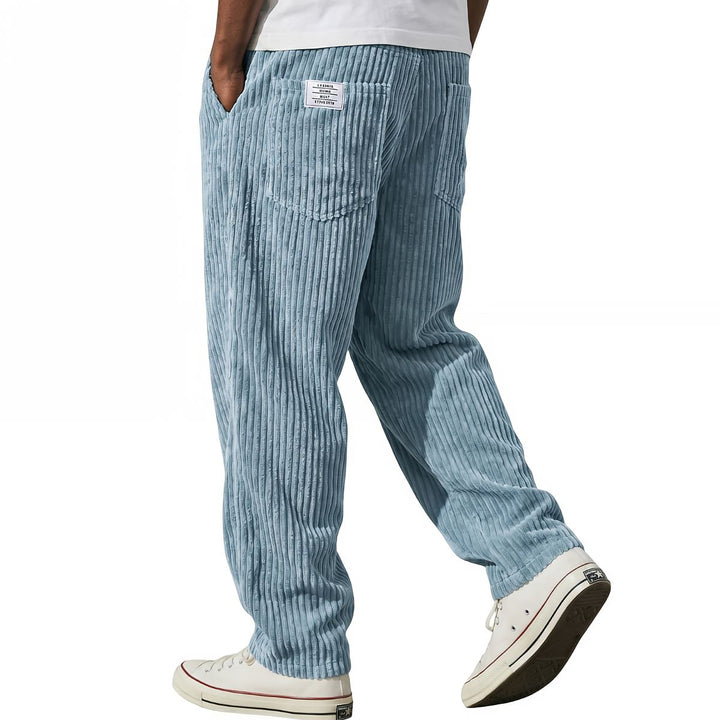 Erdem - Pantaloni a Gamba Larga Con Texture in Velluto a Coste