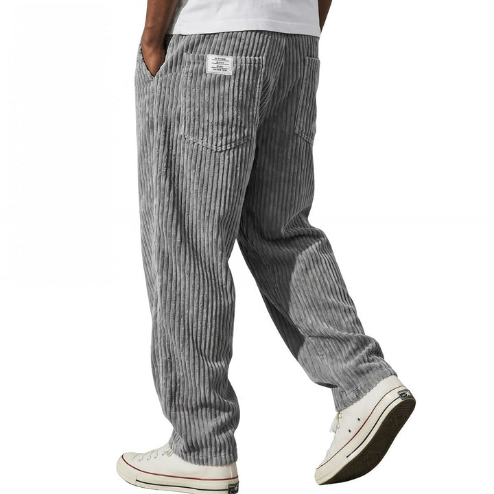 Erdem - Pantaloni a Gamba Larga Con Texture in Velluto a Coste