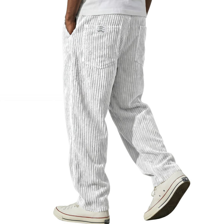 Erdem - Pantaloni a Gamba Larga Con Texture in Velluto a Coste