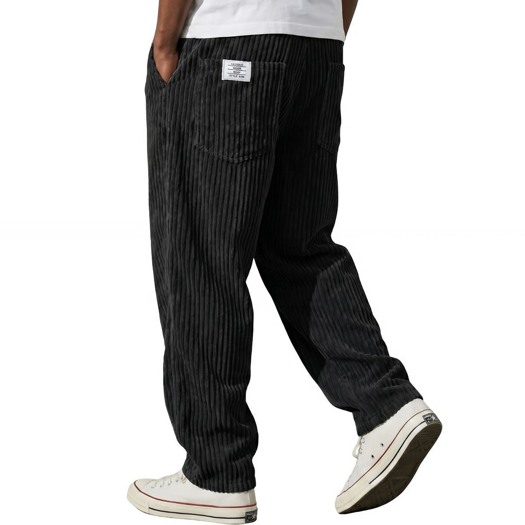Erdem - Pantaloni a Gamba Larga Con Texture in Velluto a Coste