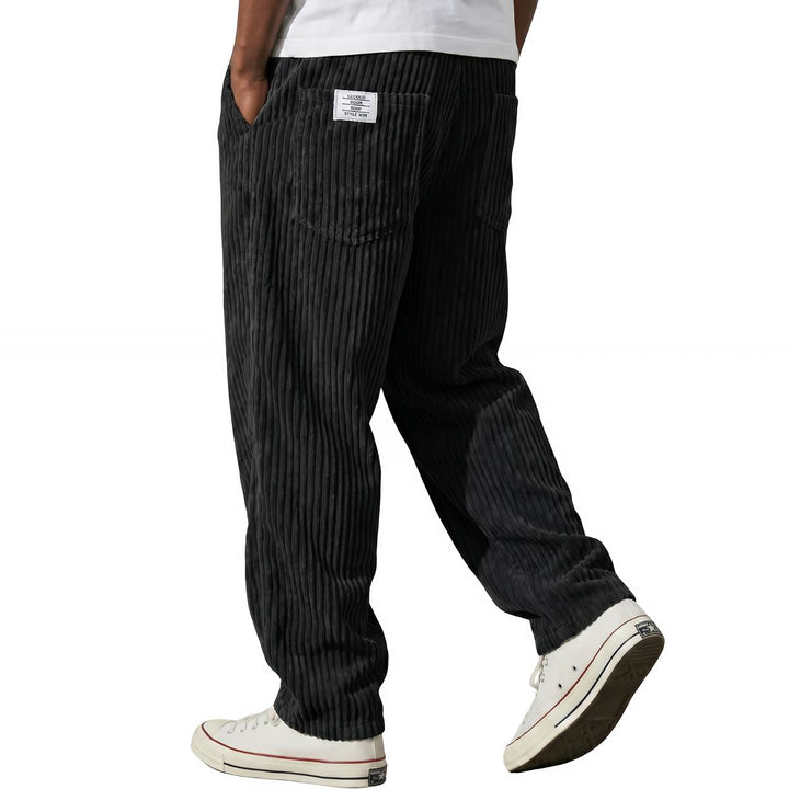 Erdem - Pantaloni a Gamba Larga Con Texture in Velluto a Coste