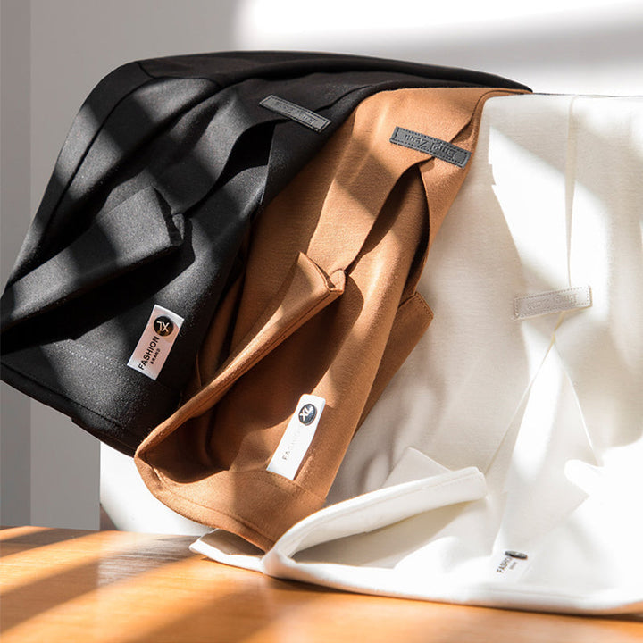 Jeorge - Elegante Polo In Cotone e Seta