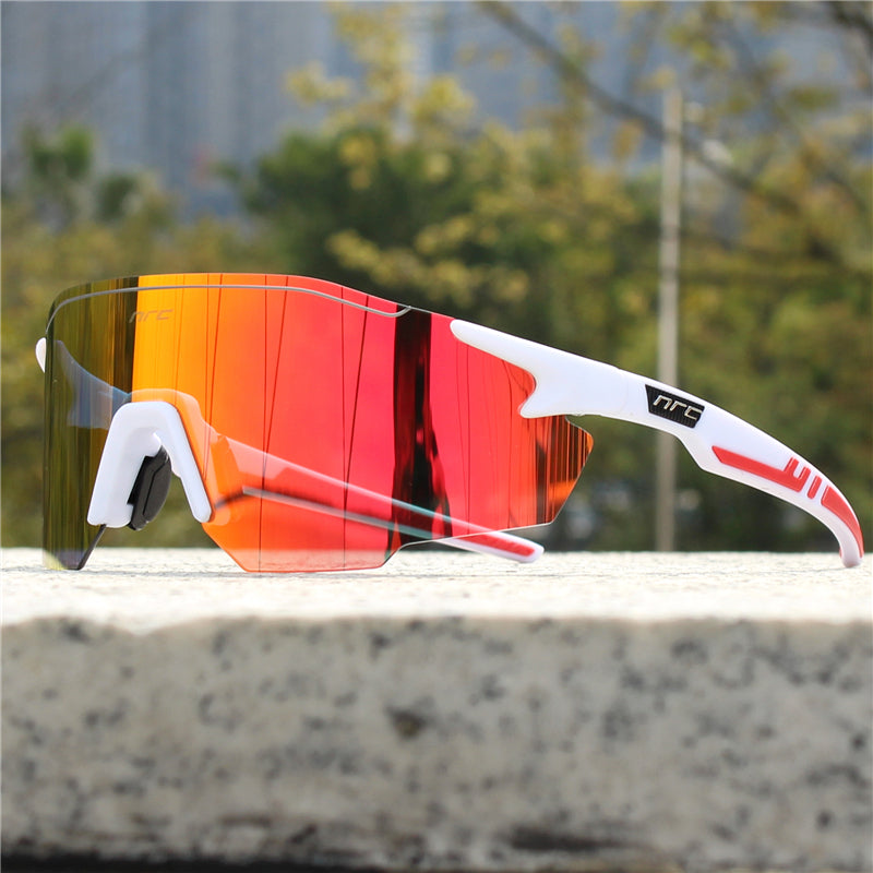 FlashLens -  Occhiali Da Sole Con Visiera a Specchio