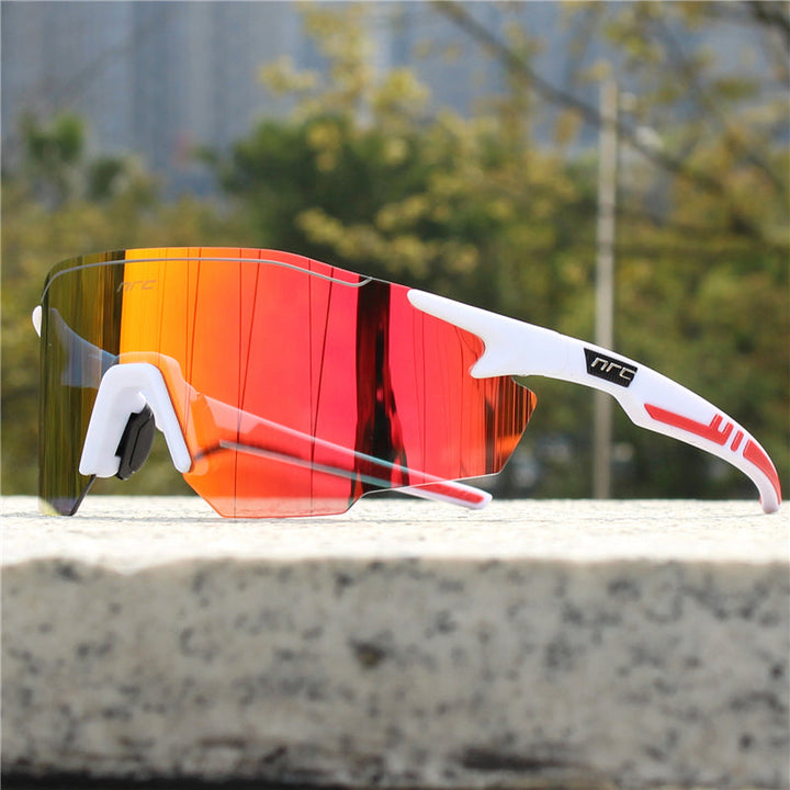FlashLens -  Occhiali Da Sole Con Visiera a Specchio