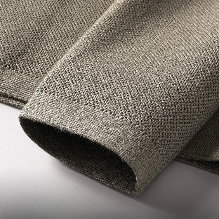 Aureliano - Cardigan Casual In Lana Lavorato a Maglia