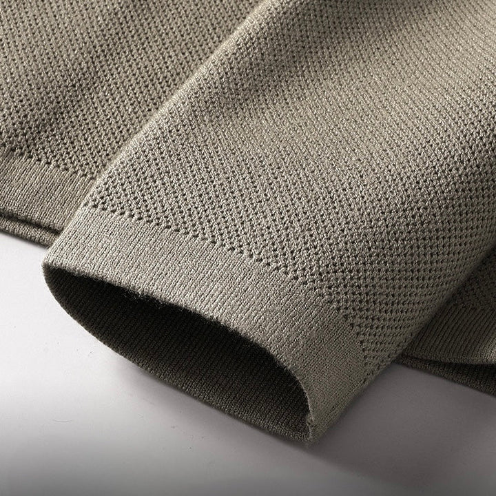 Aureliano - Cardigan Casual In Lana Lavorato a Maglia