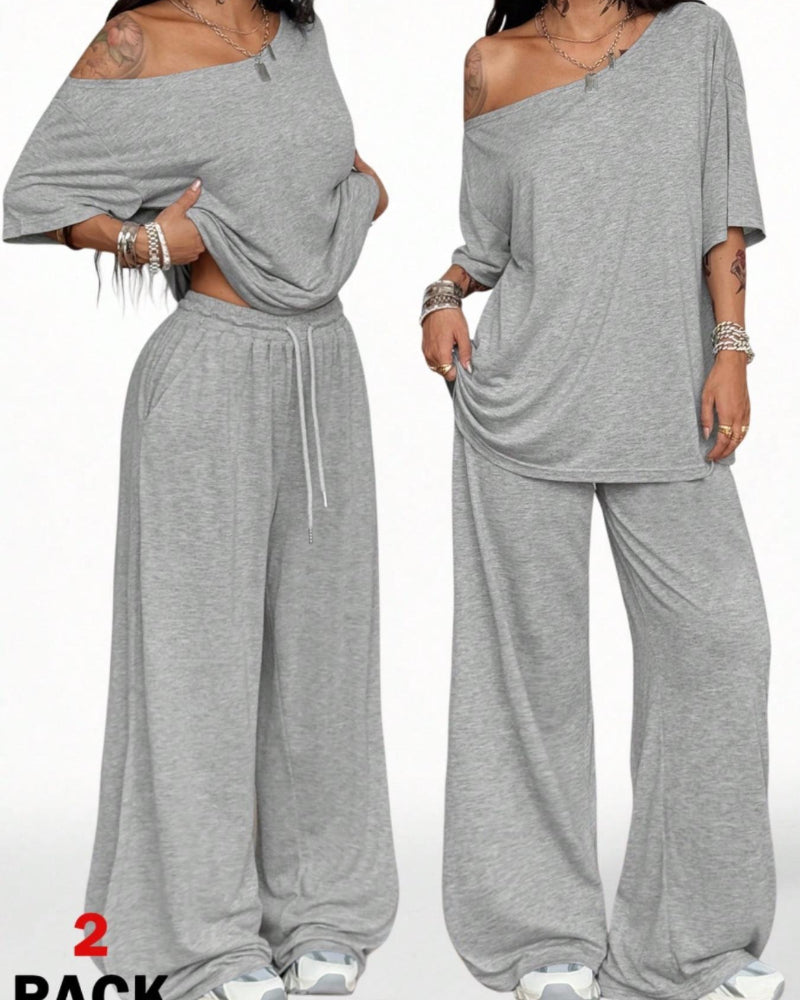 Ratirat - Set Composto da Camicetta e Pantaloni a Zampa