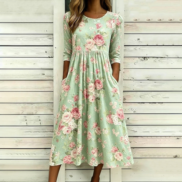 Liniza - Abito Con Stampa Floreale Vintage