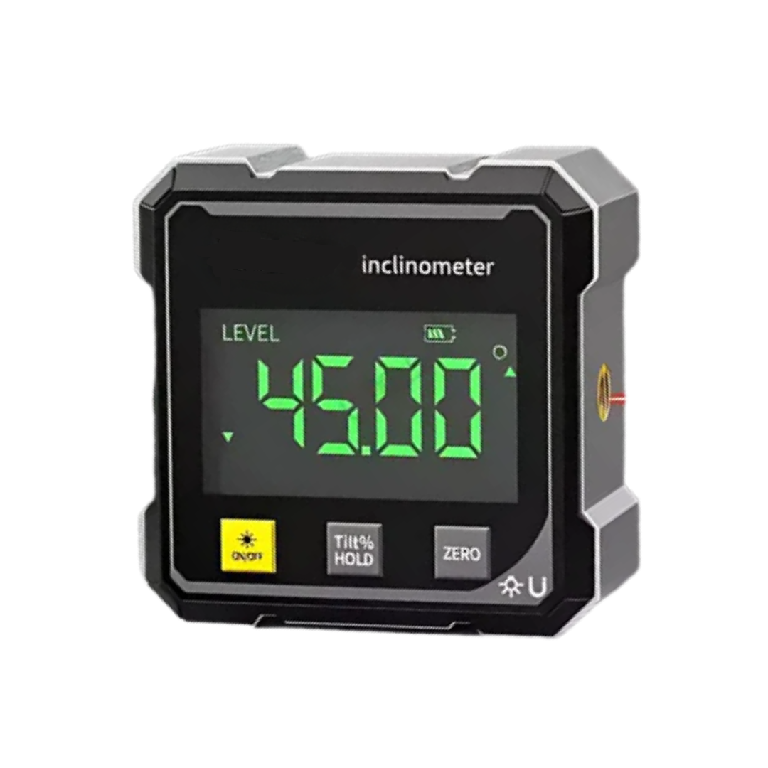 AngleMaster - Inclinometro Digitale Magnetico in Seta Laser