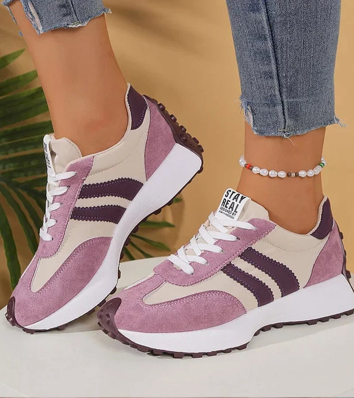 Halima – Comode  Scarpa Da Ginnastica Retrò Con Lacci