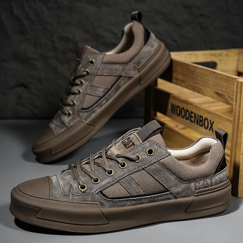 Deller - Scarpe da Ginnastica Casual in Pelle