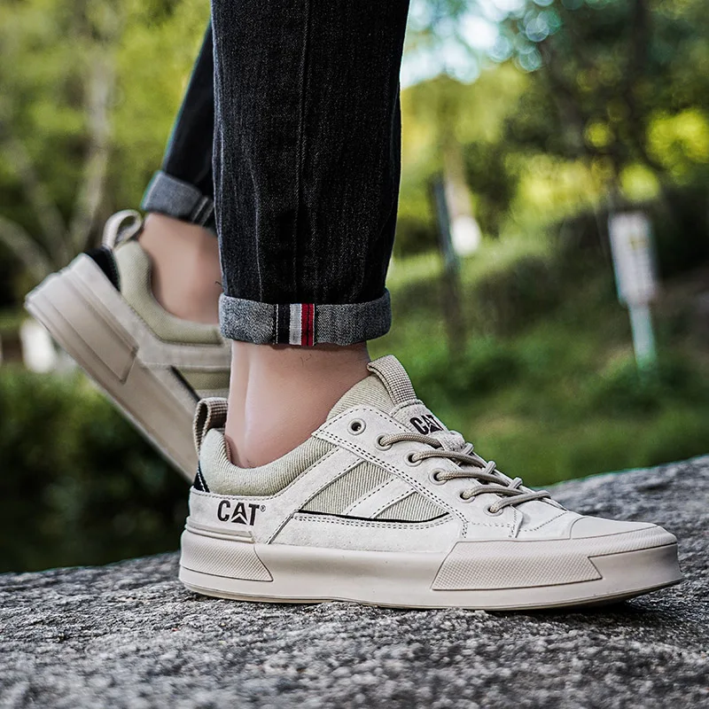 Deller - Scarpe da Ginnastica Casual in Pelle